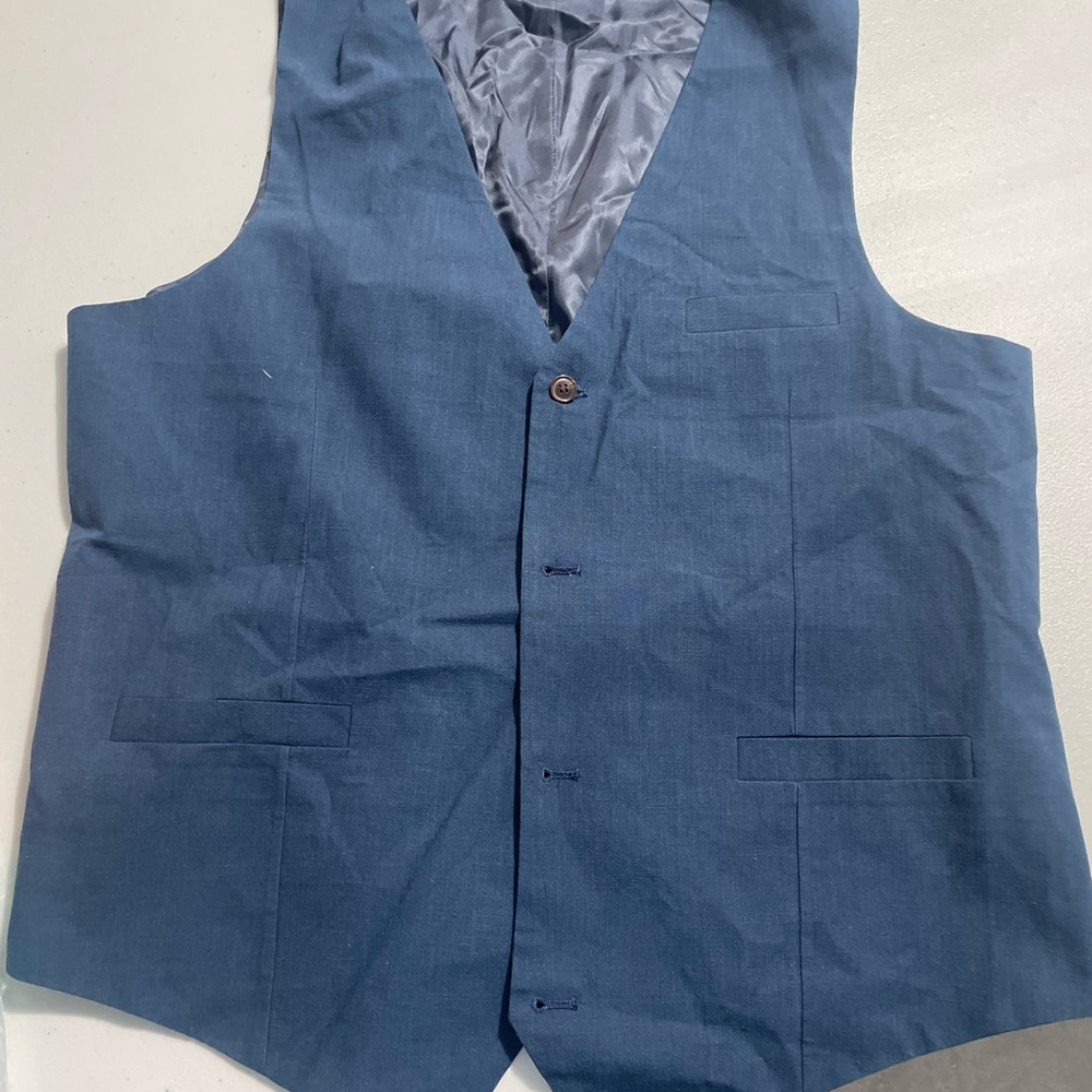 Blue Men's Vest